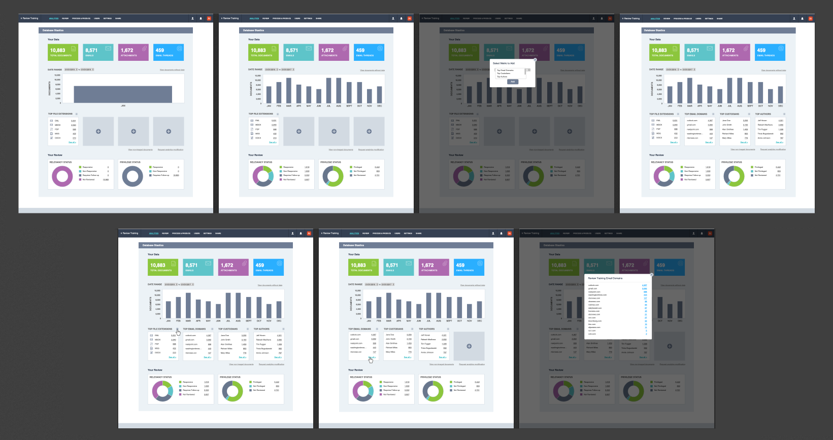 High Fidelity Wireframes